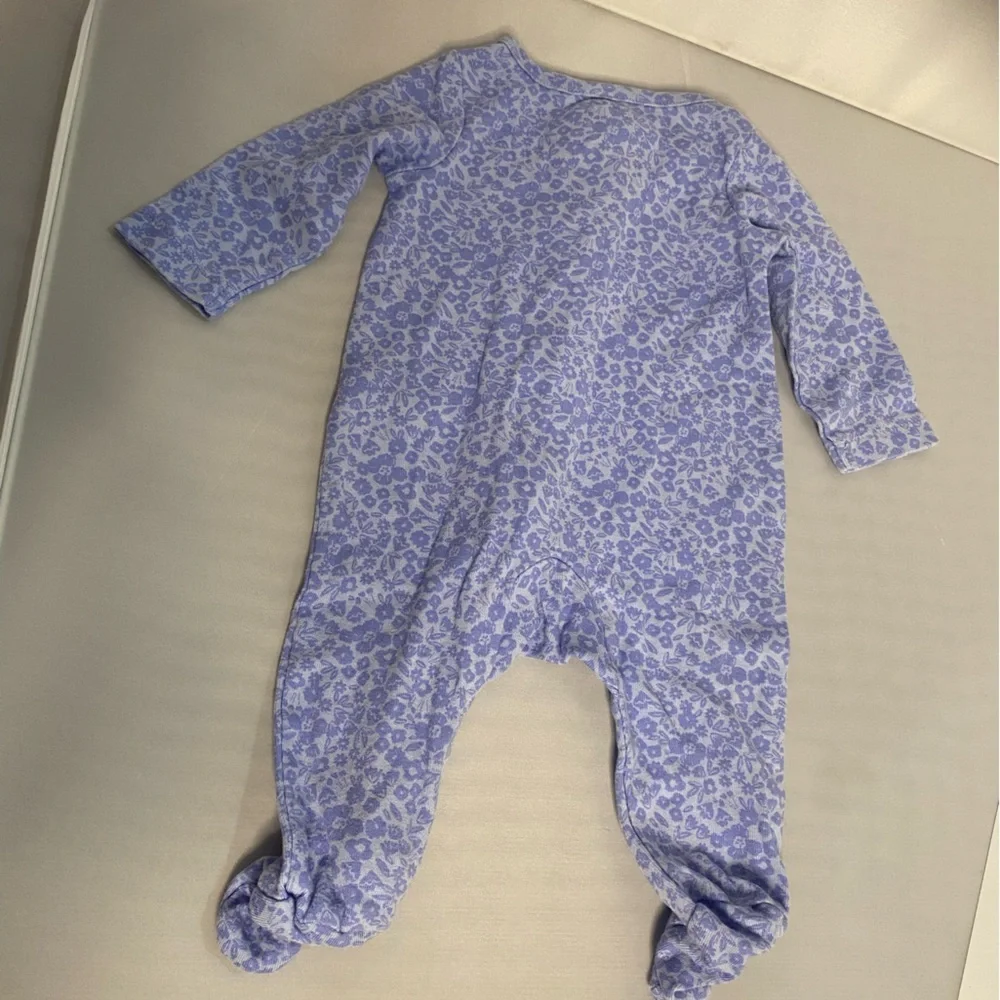 Carter's‎ Purple Floral Kids Footie